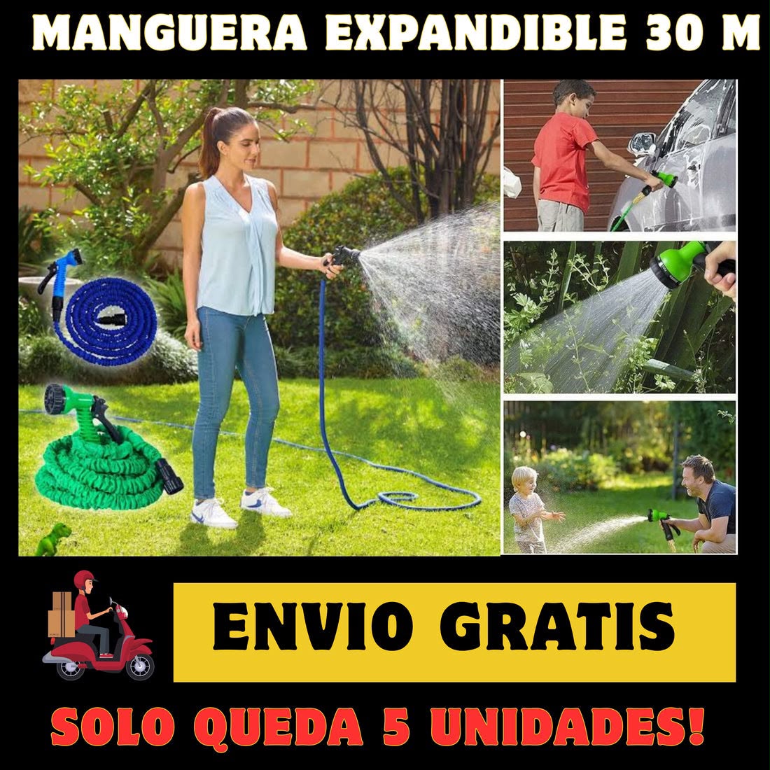 Manguera Expandible de 60 METROS