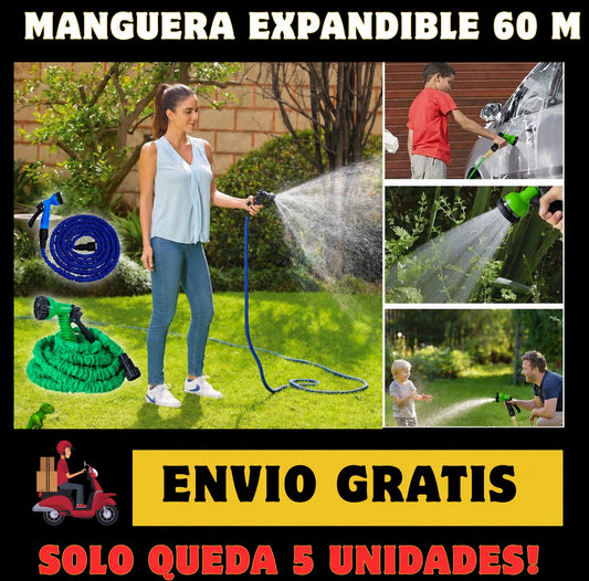 Manguera Expandible de 60 METROS